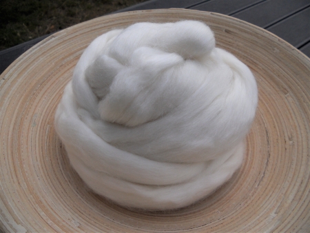 vyprod�no 100 g - Merino top (18,5 mic)/Tussah Silk (50 %/50 %)