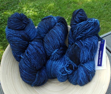 VYPRODÁNO - AZUL PROFUNDO, 192 m/100 g (100% merino)